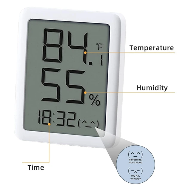 Digital Hygrometer Indoor Thermometer Humidity Gauge Room