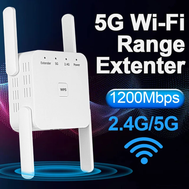 5Ghz Wireless WiFi Repeater 1200Mbps Router Wifi Booster 2.4G Wifi Long  Range Extender 5G Wi-Fi Signal Amplifier Repeater Wifi - AliExpress