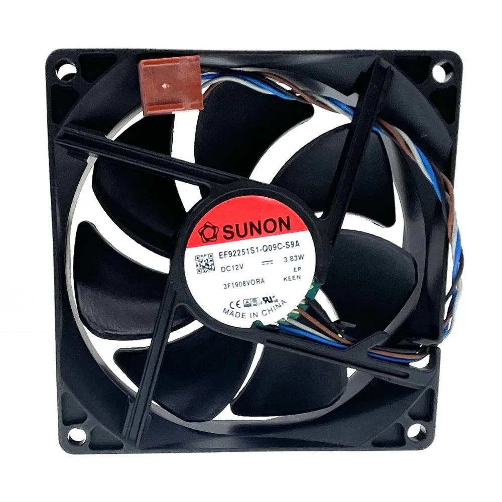 ο 92mm PWM ̽  , SUNON EF92251S1-Q09C-S9A 9225 DC 12V 3.83W 4 ̾ 92*92*25mm ð 