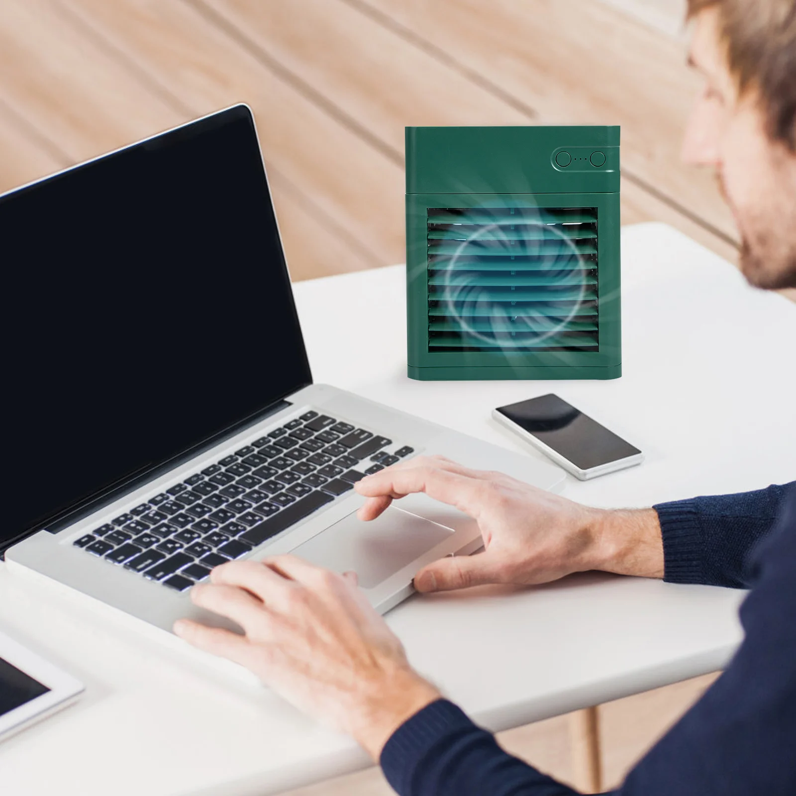Humidification Cooler Air Mini USB Office Fan Plastic Desk Decoration Humidifiers for Home