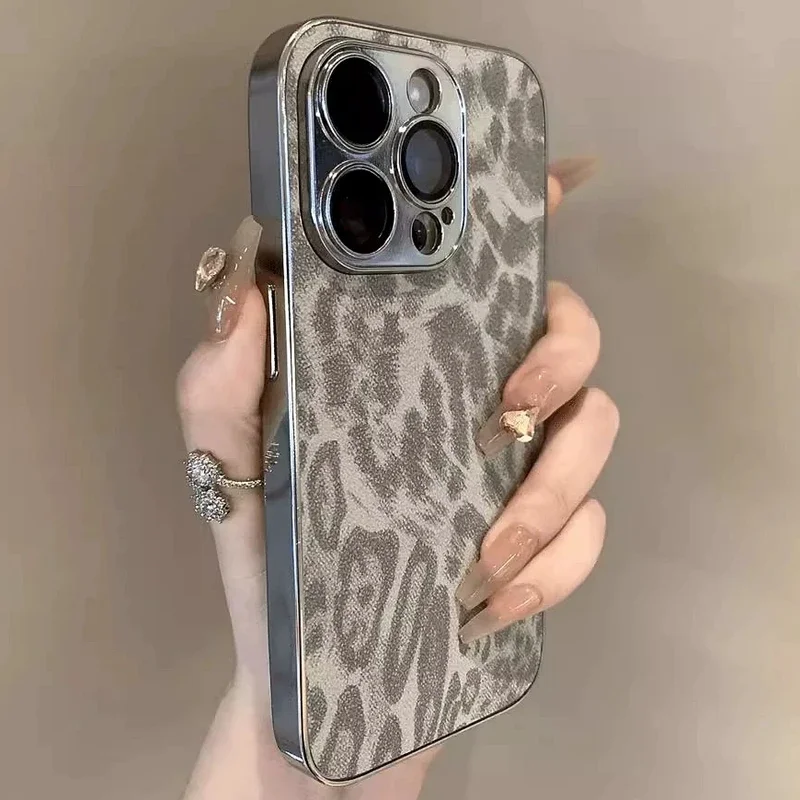 Luxury Leopard Print Shockproof Phone Case Cover