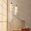 Nordic Minimalist Fabric Wabi Sabi Led Pendant Lights Living Dining Room Loft Home Decor Chandelier Bedroom Corner Bedside Lamp 4