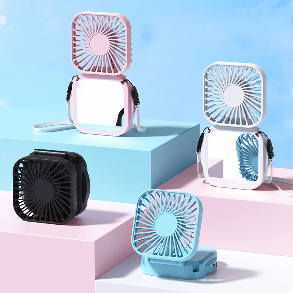 Fan Hanging Neck Foldable Small Electric Fan Portable Handheld Creative Student Dormitory Sports USB Outdoor Mini Fan