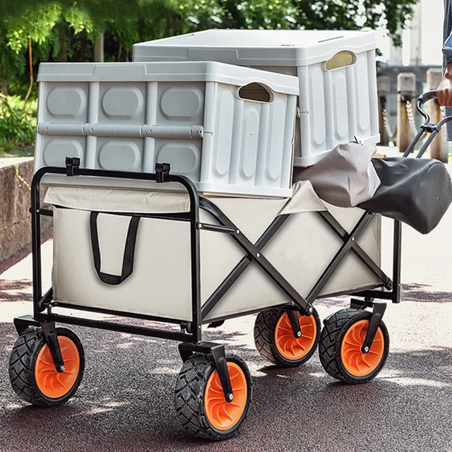 Kültéri Kocsi Nagy Kapacitású Kemping Autós Hordozható Lakóautó Összecsukható Pótkocsi Felszerelés Bbq - Image 4