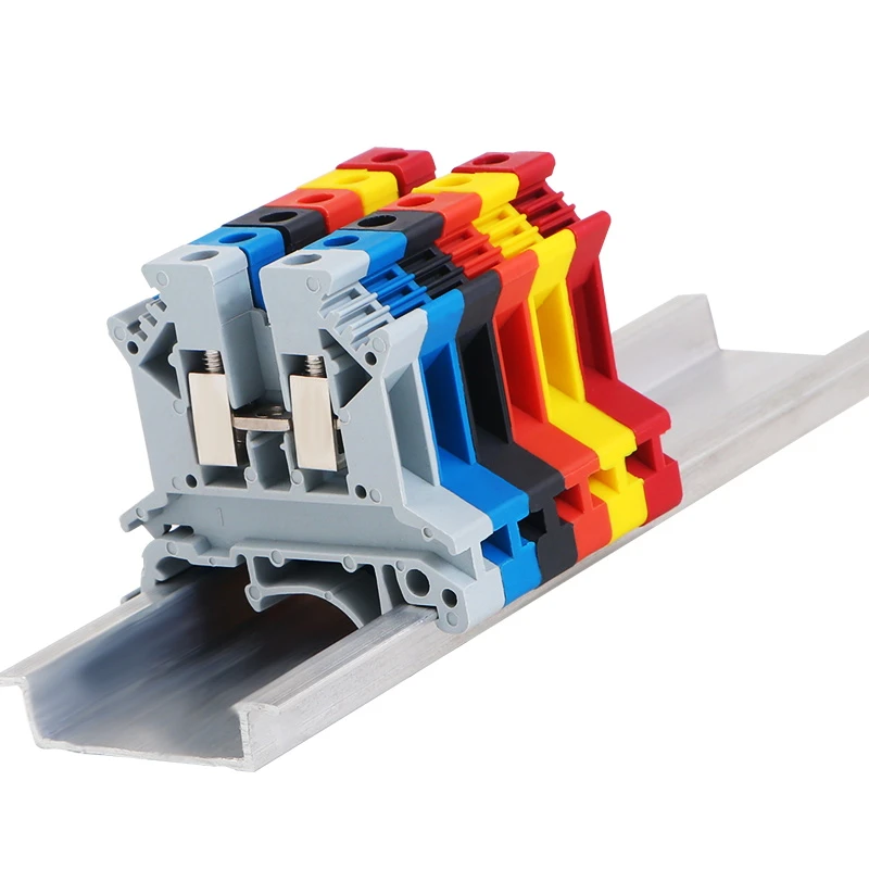 UK2.5B DIN Rail Terminal Block Screw Clamp Connector 690V 32A UK 2.5N 2