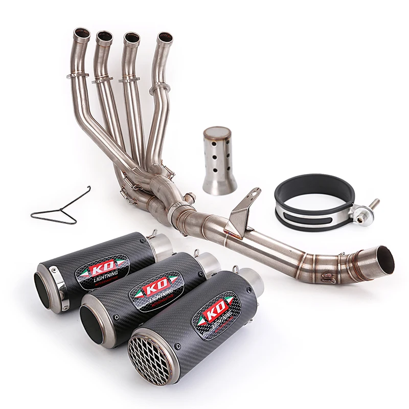 For Kawasaki Z900 SE Until 2022 Z900 E A2 Motorcycle Full Exhaust System Header Link Pipe