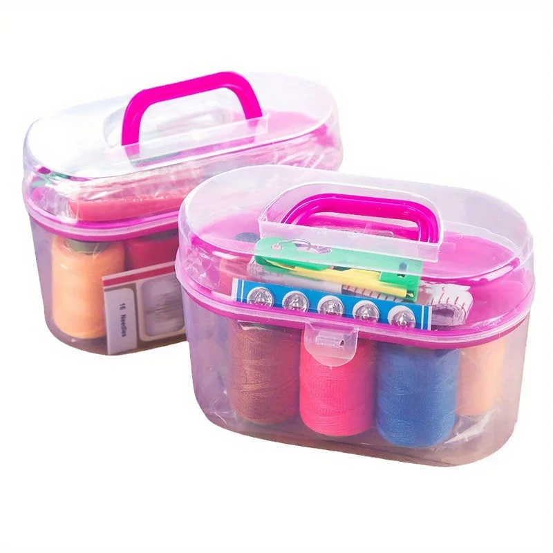 Needle and Thread Box Household Needle and Thread Bag Set Repair Hand Sewing Multi functional Portable
