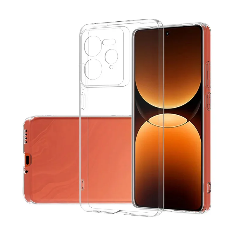 Ultra Thin Clear Soft Transparent TPU Phone Case - Sleek Back Cover Design
