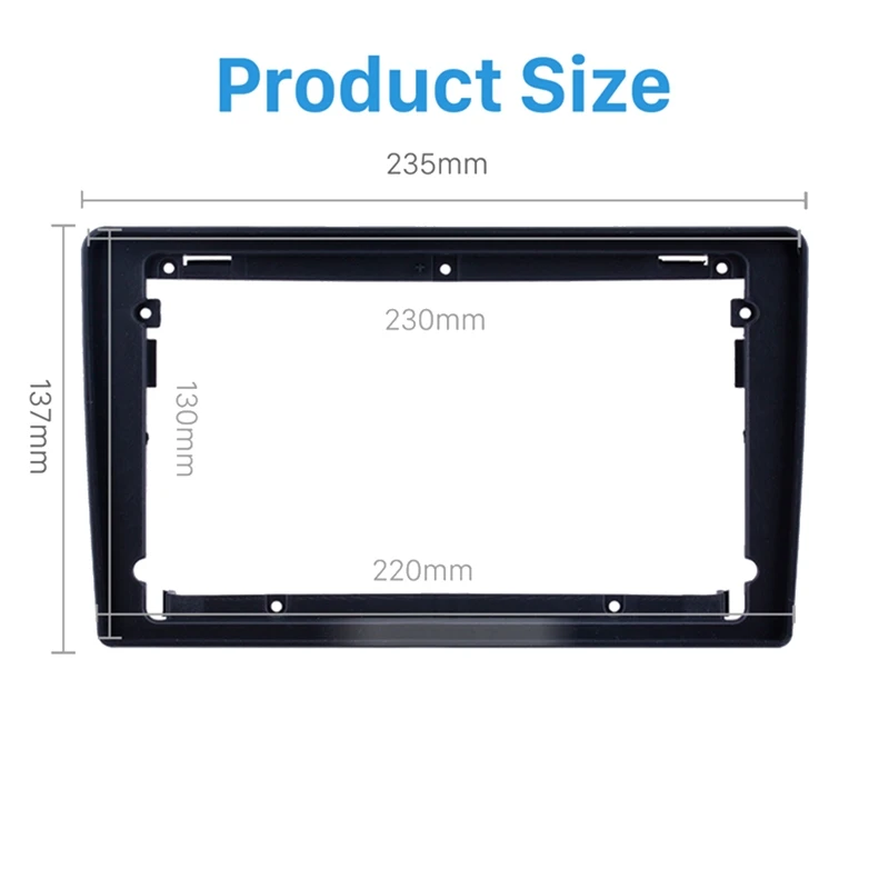 9-Inch-2-Din-Android-MP5-Fascia-Car-DVD-Frame-Audio-Fitting-Adaptor ...
