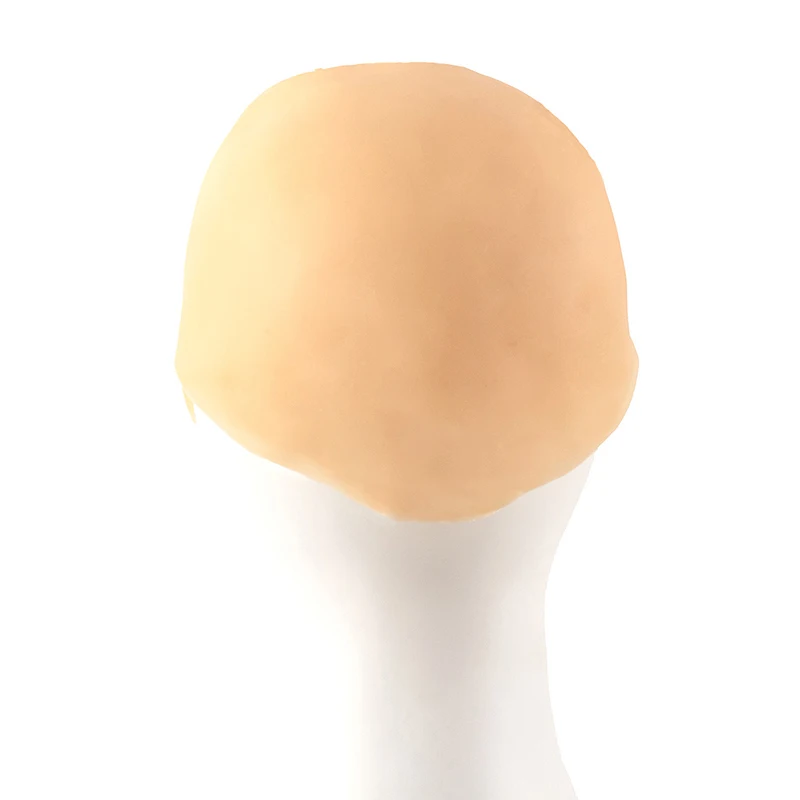 1/2/4Pcs Latex Glatze Kappe Set Für Erwachsene Glatze Kappe Kostüm Cosplay Hut Perücke Kappe Gefälschte Glatze Perücke Kostüm Zubehör Für Bühne Spiele – Detail 12