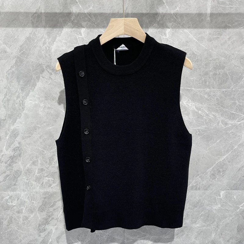 Gilet Uomo In Lana Senza Maniche - Slim Fit Per Autunno/Inverno, Canotta Casual