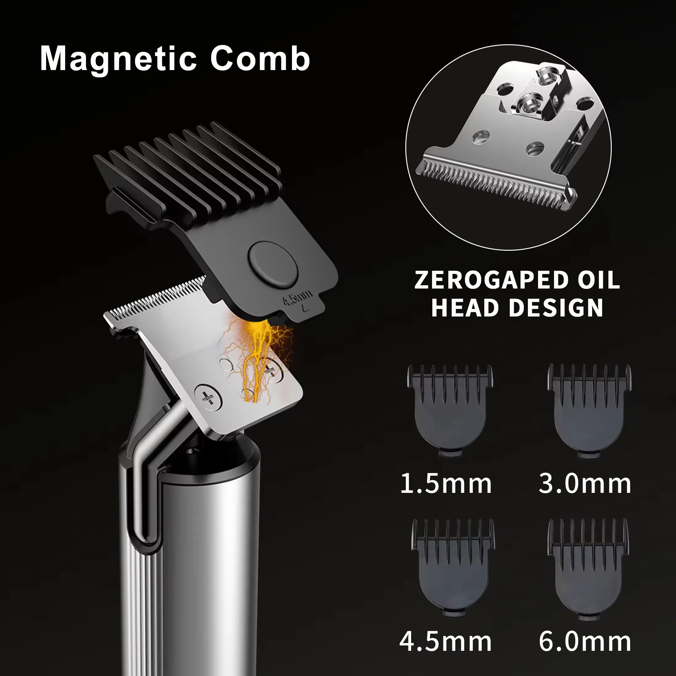 Xiaomi Komingdon Waterproof Beard Trimmer Professional Rechargeable Electric Cordless Hair Clippers Trimmer for Men Hair Cut 3