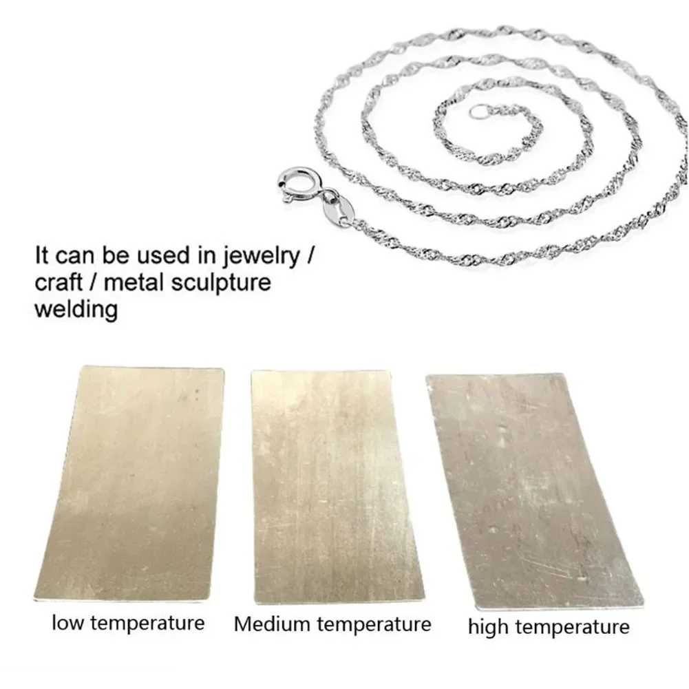Silver Solder Piece Jewelry Welding Plate Tool Silver Welding Forming Soldering Brazing