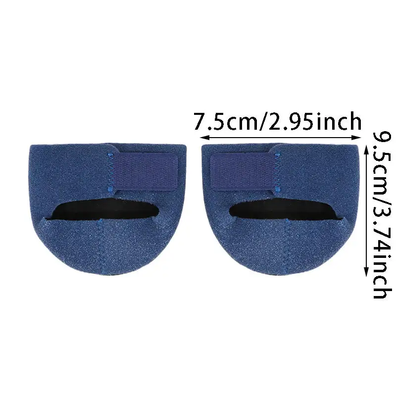 1 쌍의 실리콘 발 뒤꿈치 패드 충격 흡수 다리 압력 완화 조절 가능한 안티 슬립 스트랩 걷기 및 서 있을 때 사용하는 발 관리 깔창