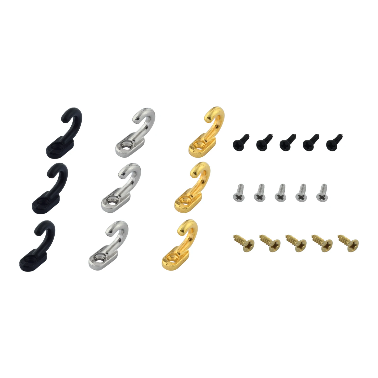 20 Crochets Muraux En Alliage Zinc - Lot Économique Avec Vis - Design Moderne Pour Porte, Salle De Bain, Cuisine - Idéal Manteaux, Chapeaux, Serviettes
