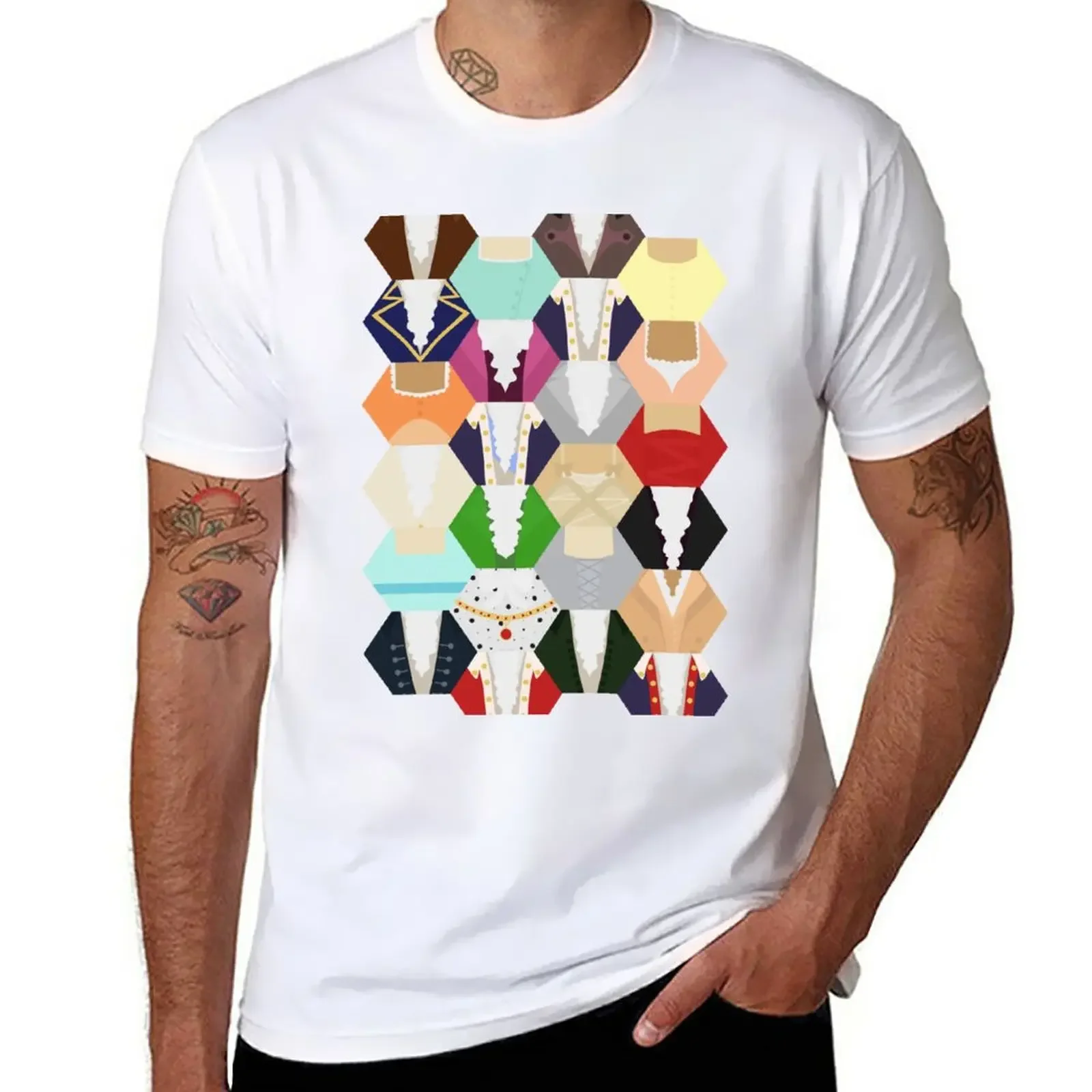 

Costume Patchwork | Hamtilton T-Shirt customs Aesthetic clothing mens workout shirts