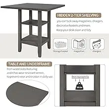 Hidden 2-Tier Shelving