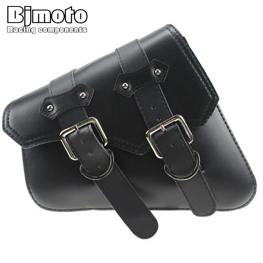 Waterproof Leather Motorcycle Saddle Luggage & Tool Travel Bags