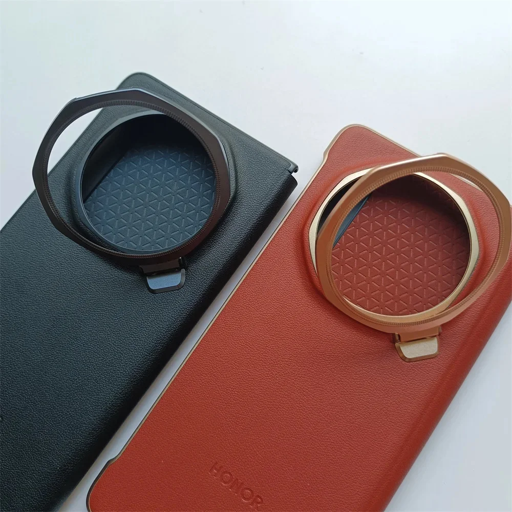 Luxury Smart Wake Mirror Phone Case with Flip Leather Cover and Stand