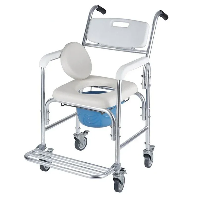 Portable Commode Chair for Seniors - Lightweight and DurableEasy-to-Fold Toilet Chair Perfect for Elderly Comfort and Mobility 2