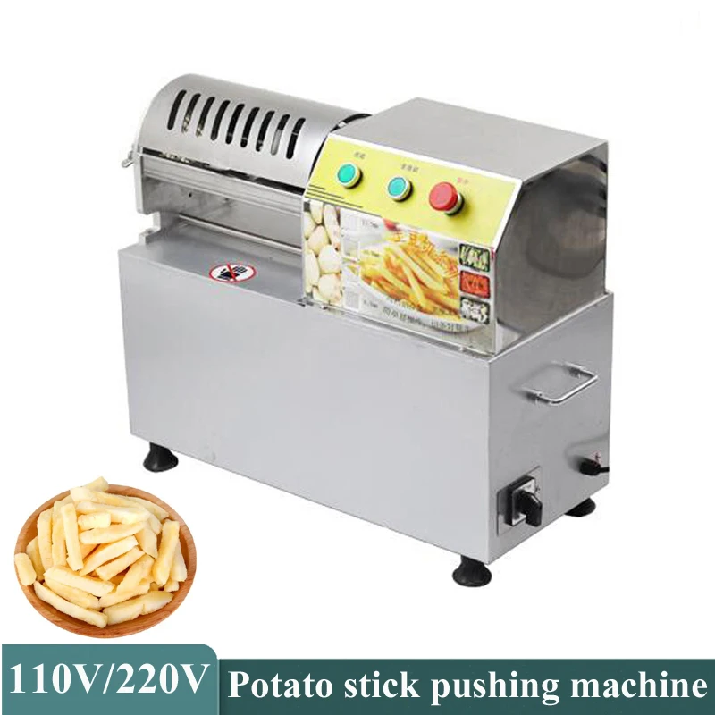 

Commercial French Fries Machine Stainless Steel Vegetable Strip Cutter Electric Fries Cutting Machine 900W