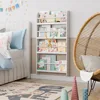 Kids Bookshelf, Wall Mount 4-Tier Book Shelf Organizer for Toys and Books, Toy Storage Bookshelf in Bedroom, Living Room 2