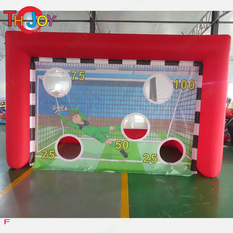 4x2m inflatable football soccer toss game,inflatable football target,inflatable soccer shooting goal 6