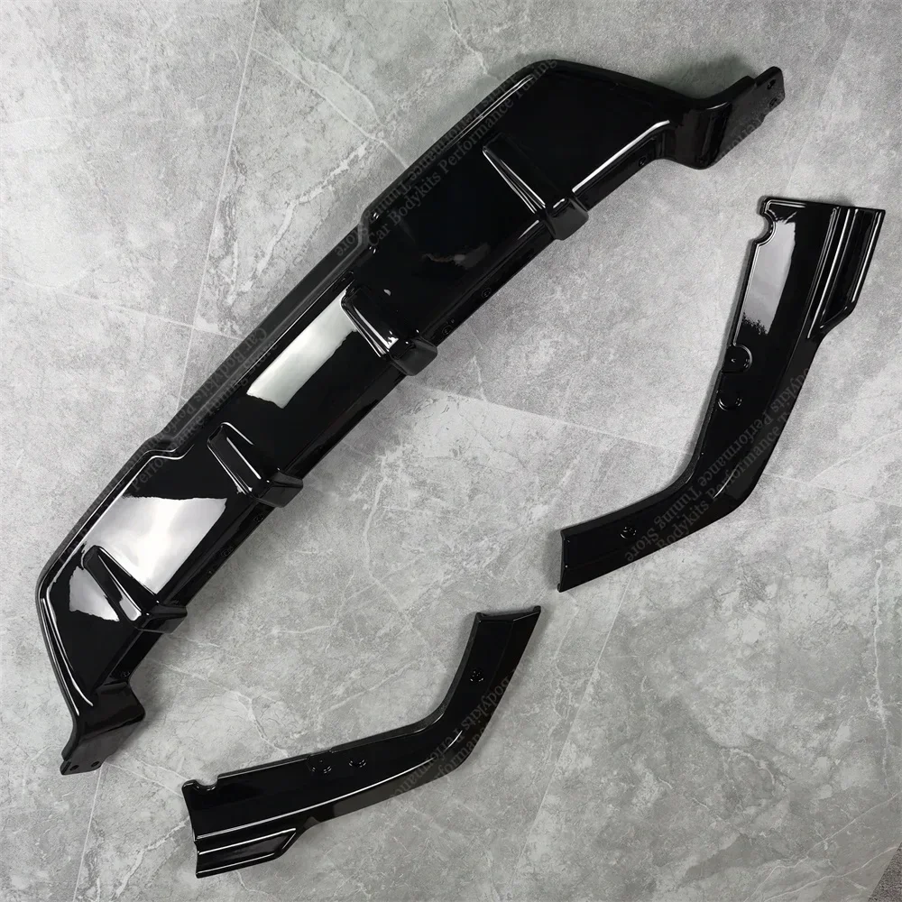 Bmw X6 G06 M 퍼포먼스 스타일 리어 범퍼 스플리터 립 리어 디퓨저 X6 30d 40d 40i M50i M50d 바디킷 2019-2023 Pre-LCi