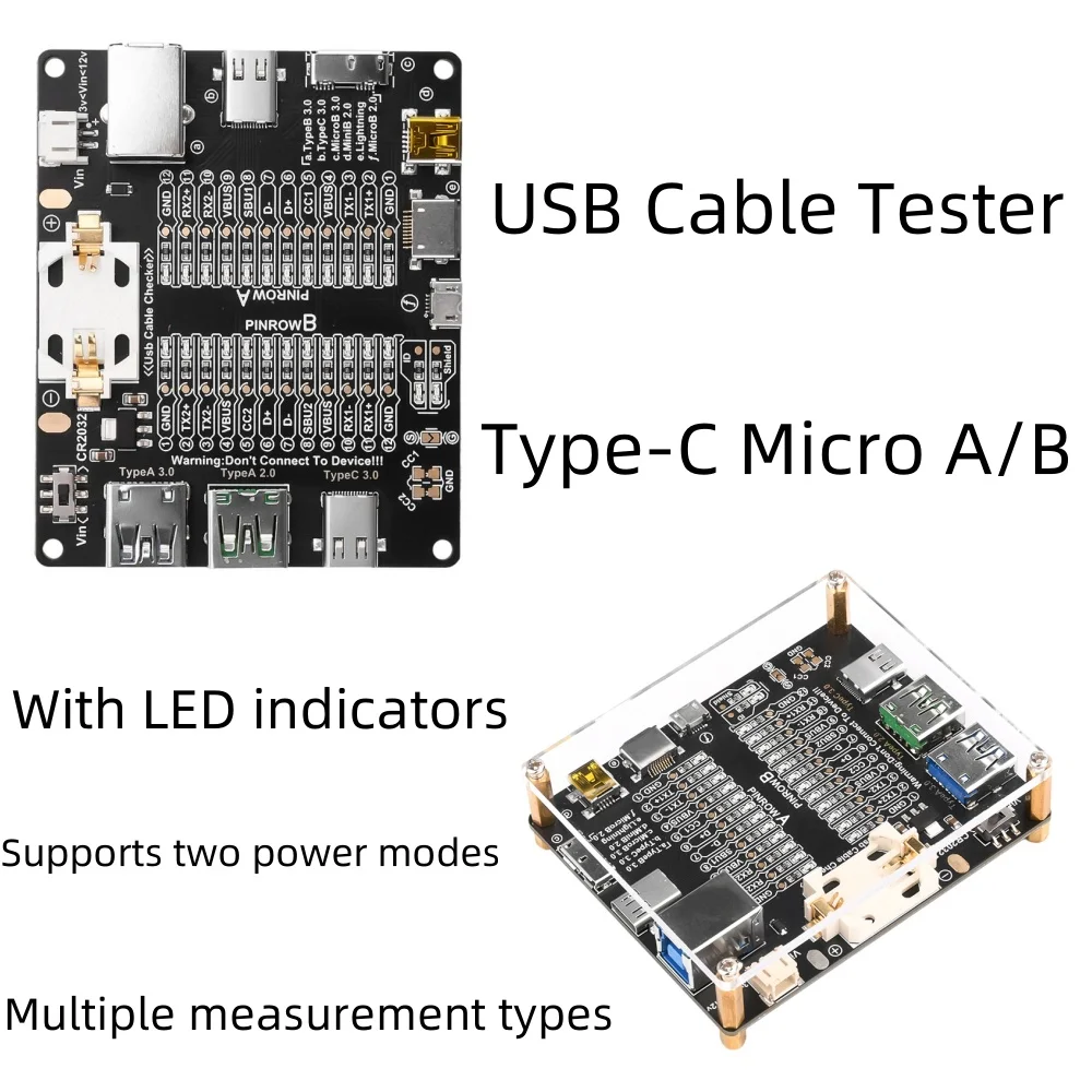 Universal USB Cable Tester and Short Circuit Detection Tool