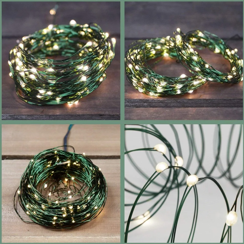 Enchanting 1200 LED Outdoor Christmas Fairy Lights - Festive Holiday & Wedding Decor