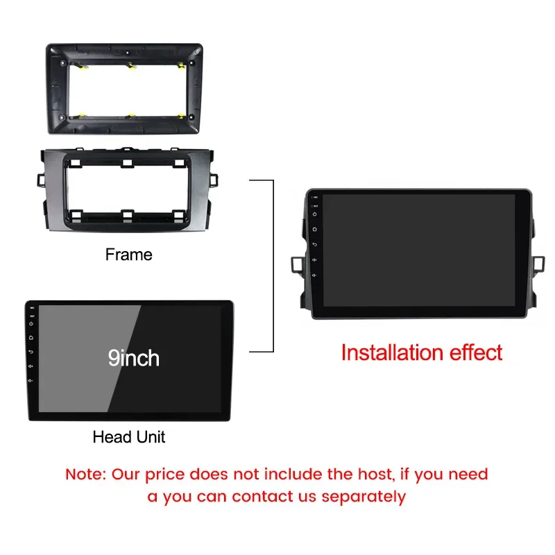 ڵ  ٸ , Ÿ Auris E150 2006-2011 2Din GPS DVD ׷ г  Ʈ ġ Ʈ ŰƮ 