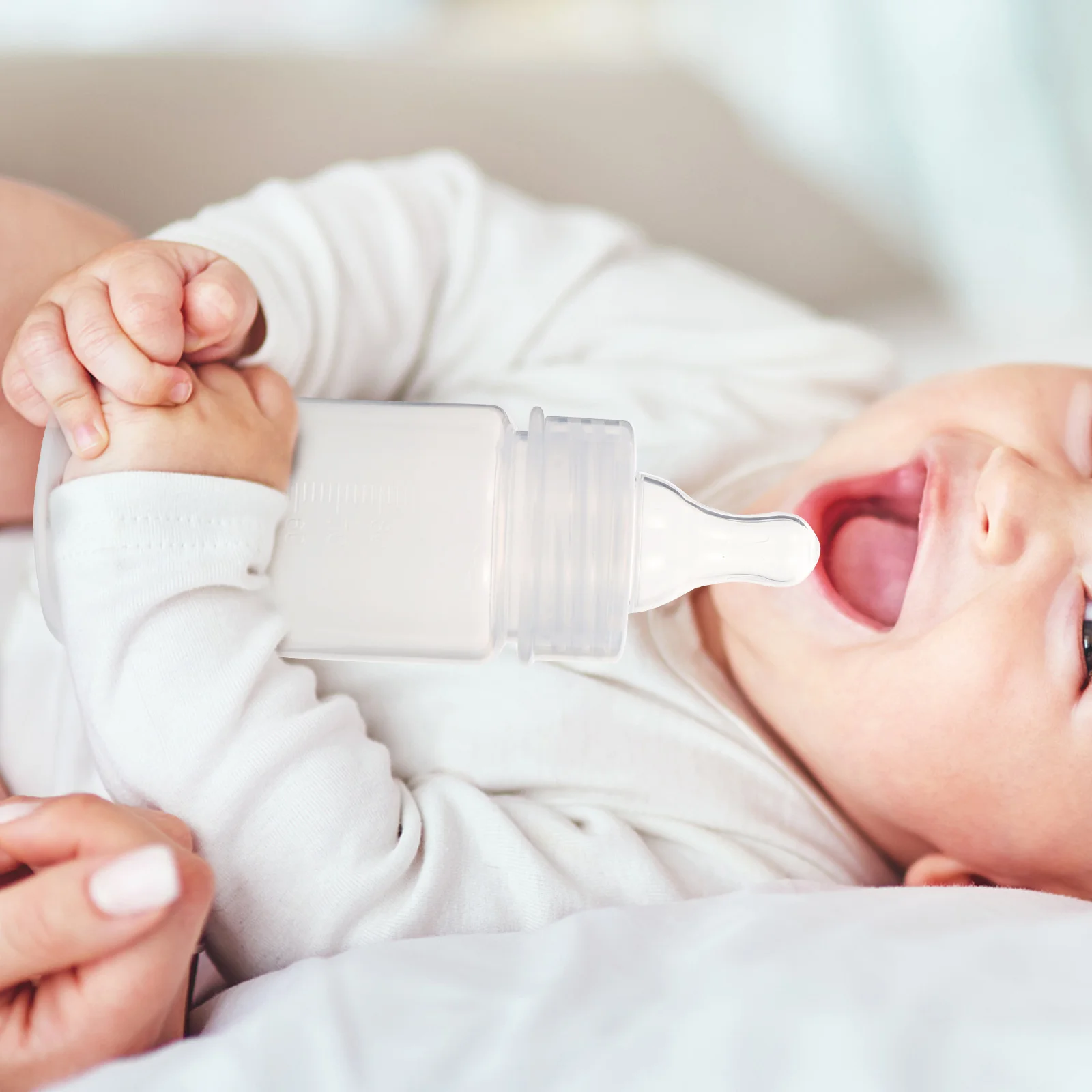 5 Pcs Disposable Baby Bottles Once Off Newborn Milk Feeding Helpers Powder Bottles Mother Kids Bottle Feeding Supplies Clear