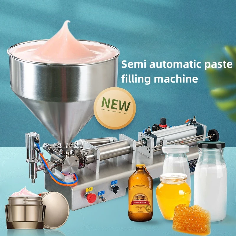 10-300ml Paste filling machine single nozzle filling rotary valve quantitative and packaging equipment