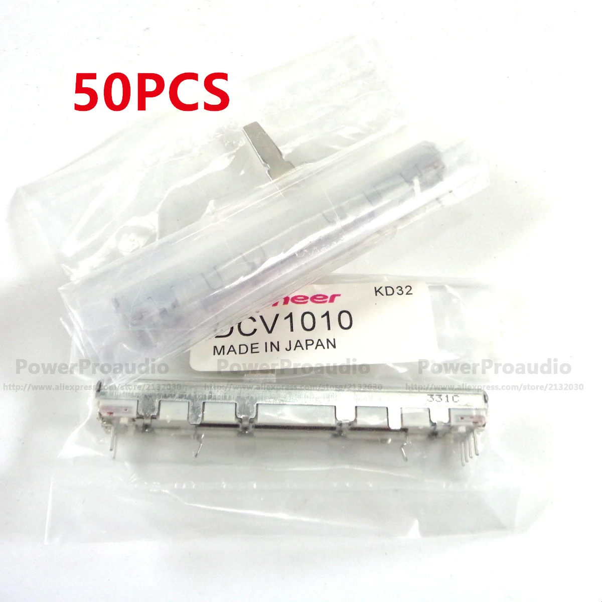50pcs Alps FADER DCV1010 For Pioneer DJM400 DJM500 DJM600 DJM700 DJM800 DJM5000 with indivisual packing