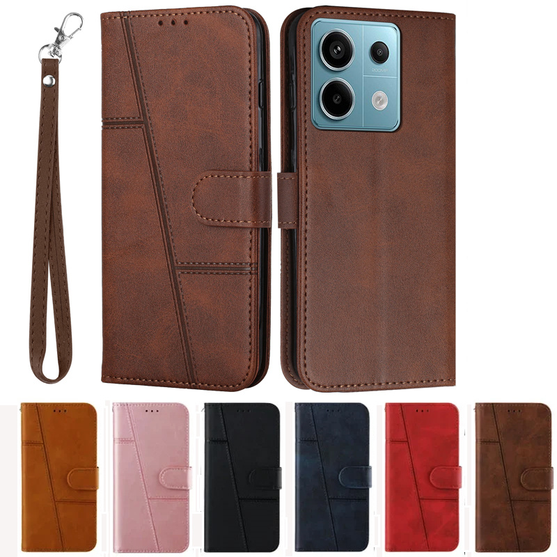 POCO C65 Case Flip Wallet Book Cover for Coque Xiaomi POCO C65 X6 X5 X4 X3 F5 M5S M4 M3 F6 M6 Pro 4G 5G C40 Leather Phone Case