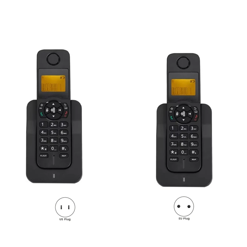 B34B-D1005 Expandable Cordless Telephone Home Office Expandable Cordless Telephone Hand-Free Call With Caller ID
