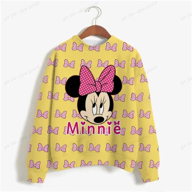 thumbnail image 1 of Sudadera con capucha con estampado de Mickey Mouse de Disney, moda femenina, manga larga, sudadera con capucha, jersey estilo Harajuku, ropa de calle informal, 1 of 5