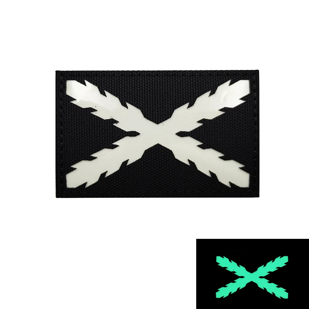 Canary Islands Spain Flag Embroidered Flags Patches For Clothing Backpack