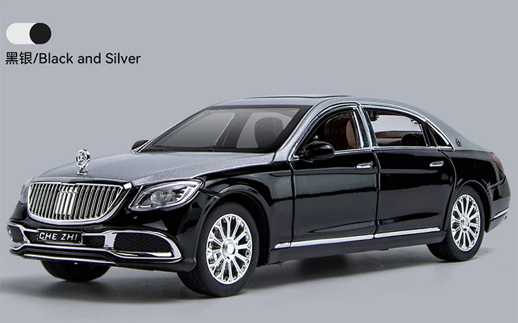 1:24 Mercedes Benz Maybach Car Models Alloy Diecast Toy Vehicle Doors Openable 19 1:24 Mercedes Benz Maybach Car Models Alloy Diecast Toy Vehicle Doors Openable