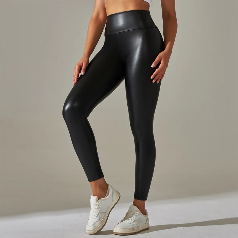 Trendy New Oversized Women S Leggings High Waisted Tight And Sexy Pu Leather Pants Colorful Yoga.jpg Trendy New Oversized Women S Leggings High Waisted Tight And Sexy Pu Leather Pants Colorful Yoga.jpg