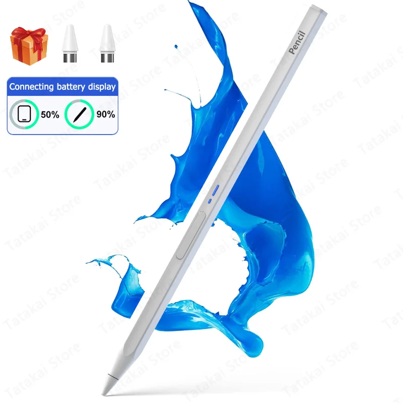 Tablet Matita Per Lapiz Ipad Pro 11 12.9 10.9 10.2 9.7 10/9/8/7/6/5Th Gen Mini 6 5 4 3 2 1 Penna Stilo Per Lapiz Apple Pencil 2 1