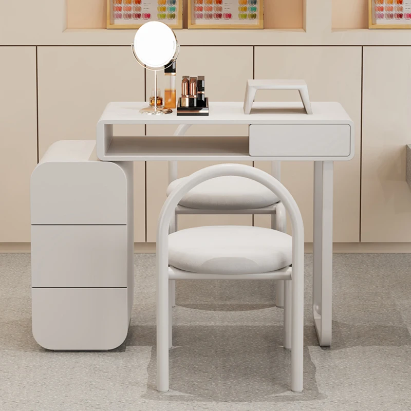 

Manicure Dressing Nail Tables Professional Aesthetictable Nordic Nail Tables Luxury Simple Mesa Manicura Salon Furniture ZS40MJ