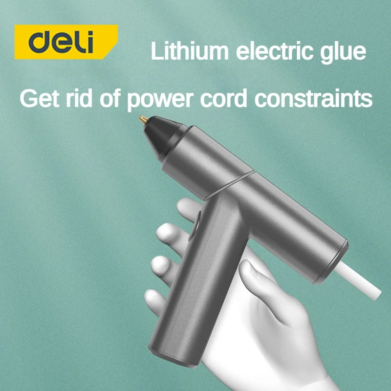 Deli 10W Pistola Per Colla Mini Pistola Per Colla A Caldo Pistola Elettrica Per Temperatura Di Calore Set Di Strumenti Di Riparazione Con Stick Di Col