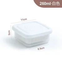 Réfrigérateur de cuisine, Mini boîte de rangement à deux couches, organisateur de réfrigérateur 6