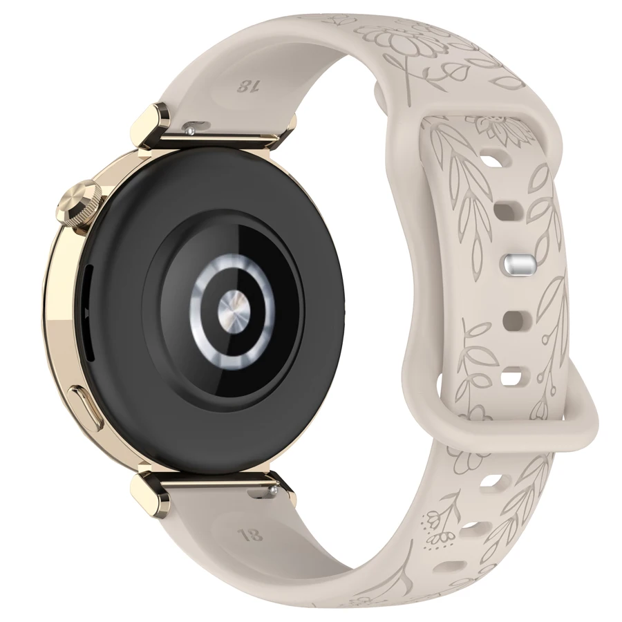 Floral Silicone Strap - 3D Design