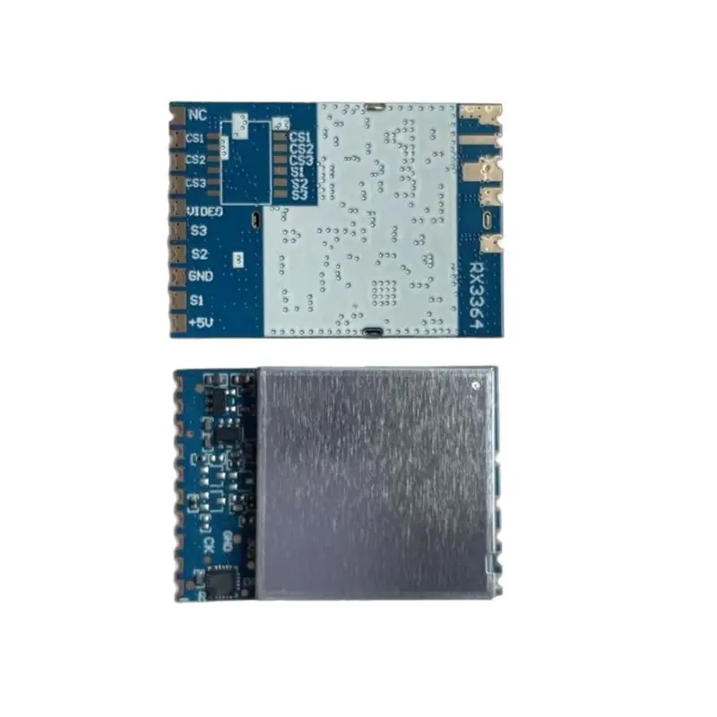 N82R 2PCS 3.3G FPV VTX 모듈 RX3364 무선 모듈 아날로그 무선 FPV 오디오 비디오 전송 수신기 모듈
