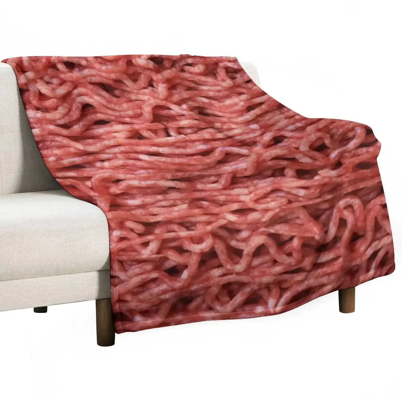 

Minced Meat Throw Blanket blankets and throws Furry Single Blankets