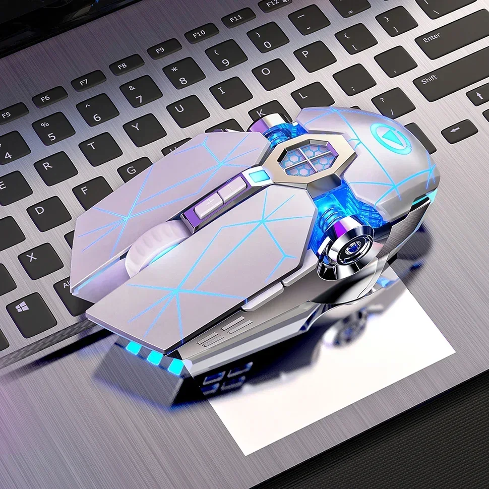 Gaming Mouse Wired 3200dpi 7 Buttons Backlit Support Macro Definition Silent