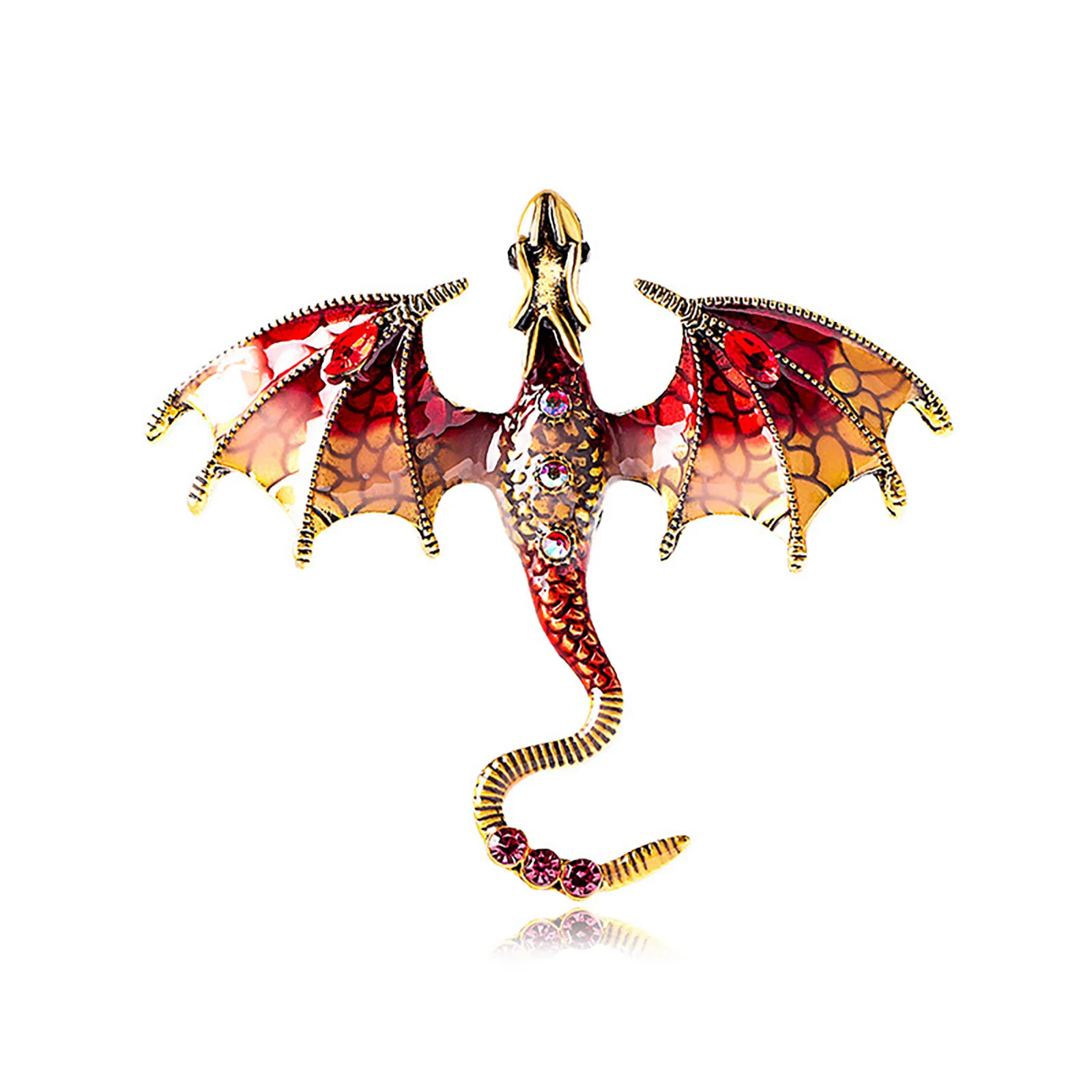 Flying Dragon Brosche Damen Herren Kleidung Abzeichen Schmuck Accessoires Kinder Party Geschenk