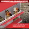 6 8 10 Grids Chicken Nesting Box for Laying Eggs Roll Away Nesting Boxes Easy Egg Collection Cleanable Pull Out Hen Roosting Box 2